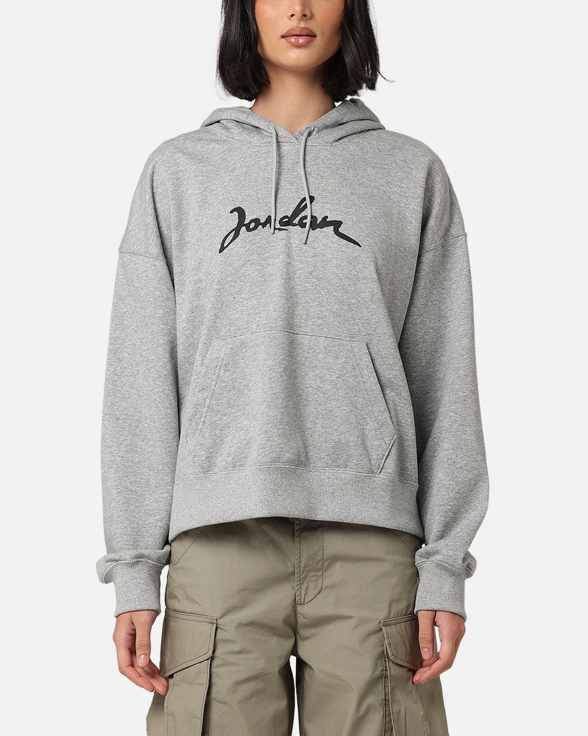 HOT Products Jordan Women's Brooklyn Fleece Pullover Hoodie Dark Grey Heather