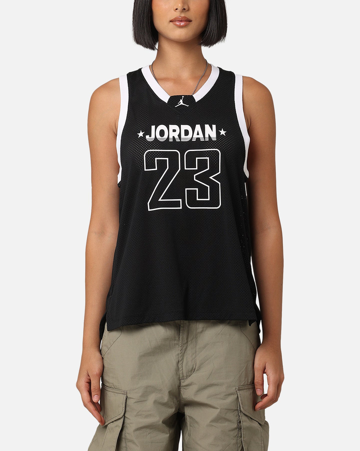 HOT Products Jordan Women's 23 Jersey Tank Black/White/White