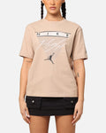 HOT Products Jordan Women's Jordan Flight Heritage Graphic T-Shirt Legend Mid Brown
