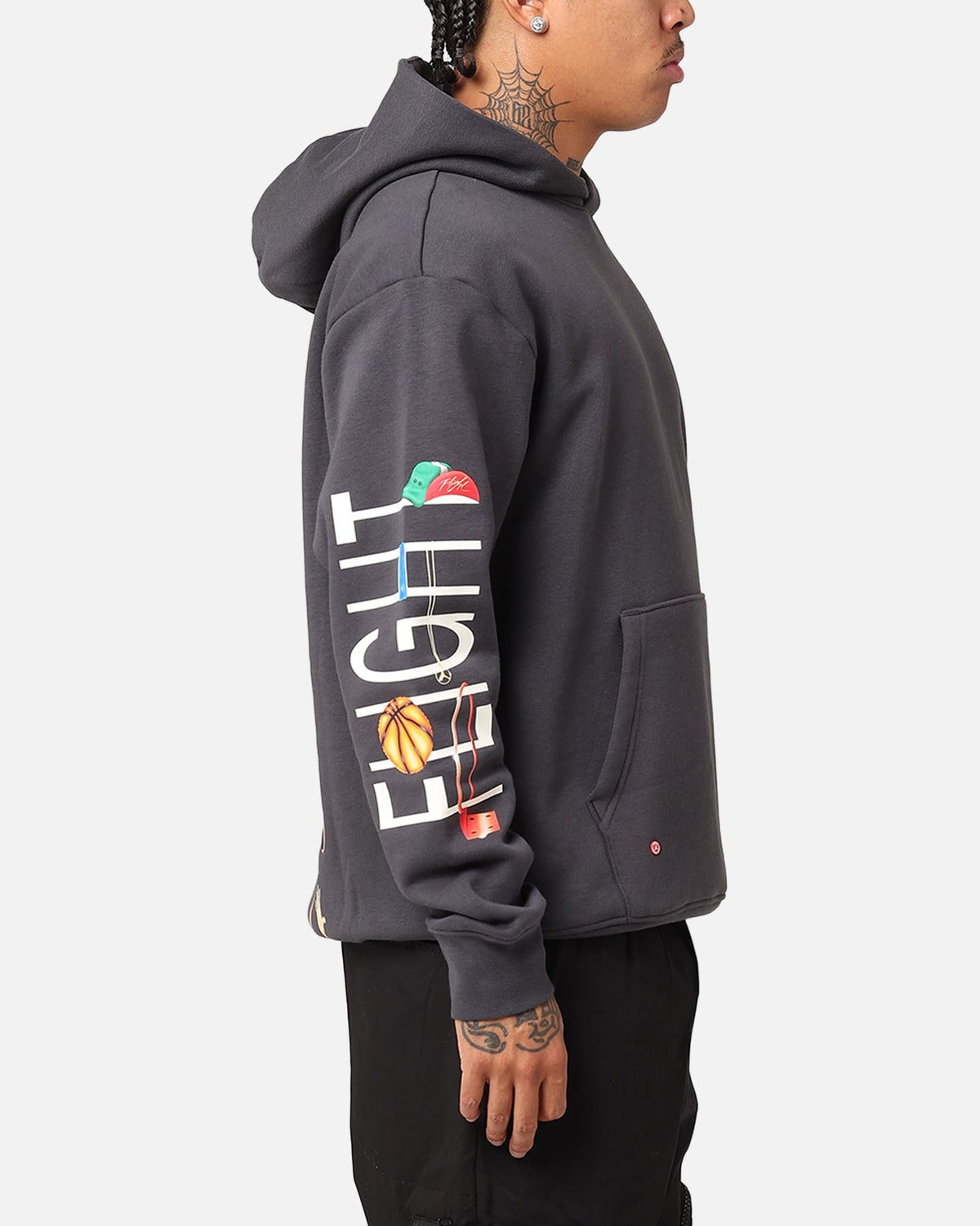HOT Products Jordan Artist Series By Darien Birks Fleece Hoodie Black/Dark Smoke Grey