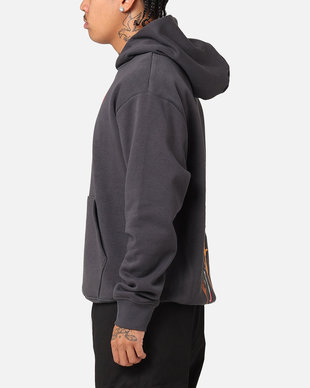 HOT Products Jordan Artist Series By Darien Birks Fleece Hoodie Black/Dark Smoke Grey