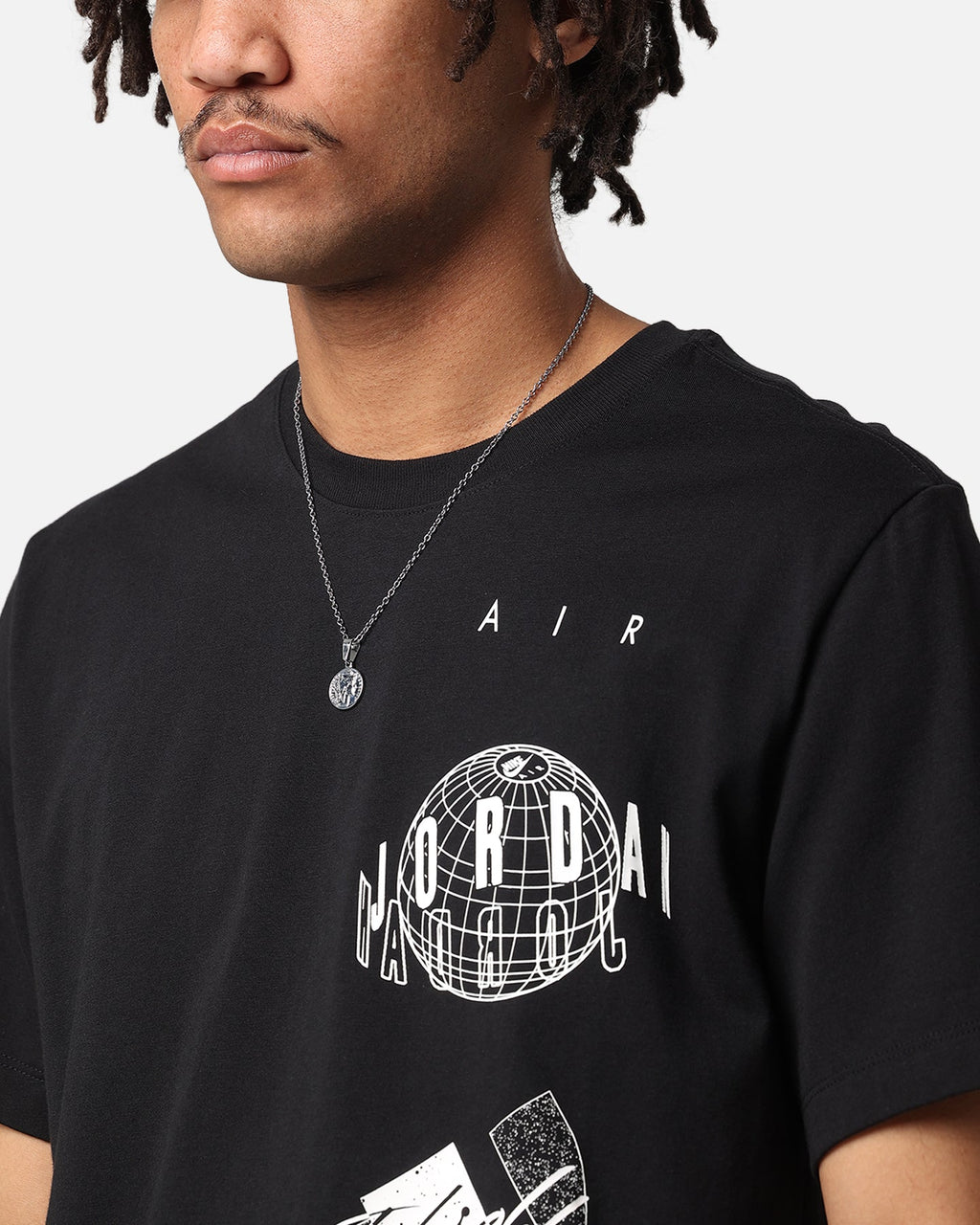 HOT Products Jordan Brand Logo Stack T-Shirt Black/White