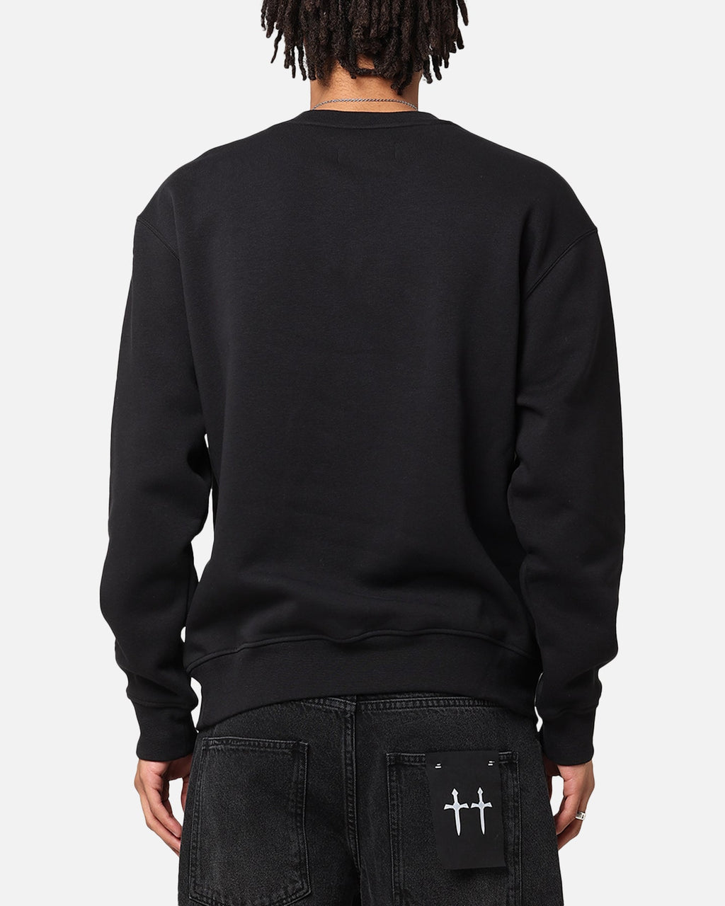 HOT Products Jordan Essential Brooklyn Fleece Crewneck Black/White