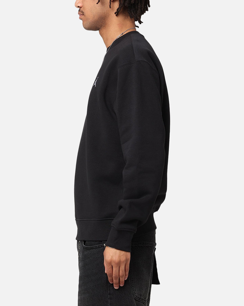 HOT Products Jordan Essential Brooklyn Fleece Crewneck Black/White