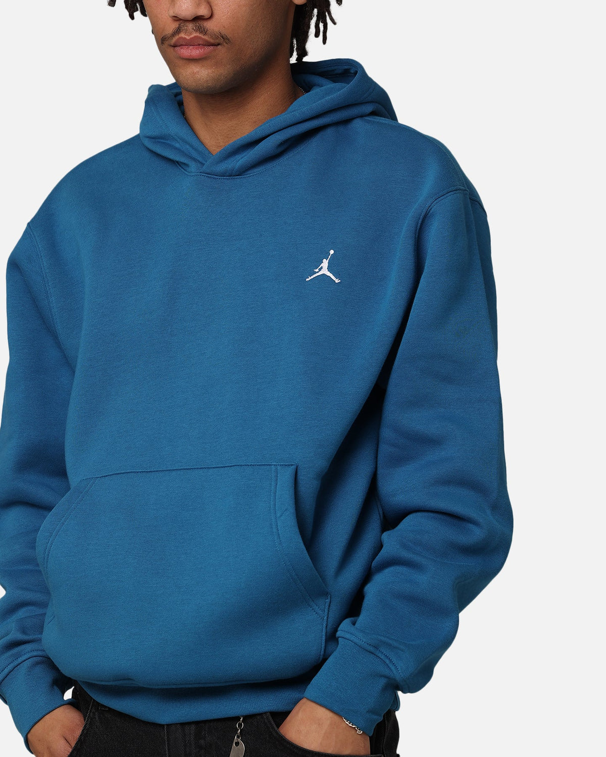 HOT Products Jordan Essential Brooklyn Fleece Pullover Hoodie Industrial Blue