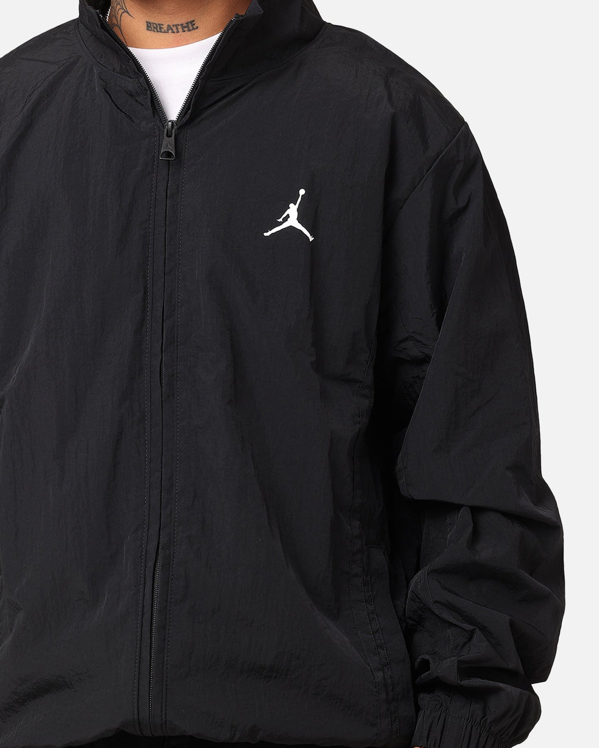 HOT Products Jordan Essentials Woven Jacket Black/Black/White