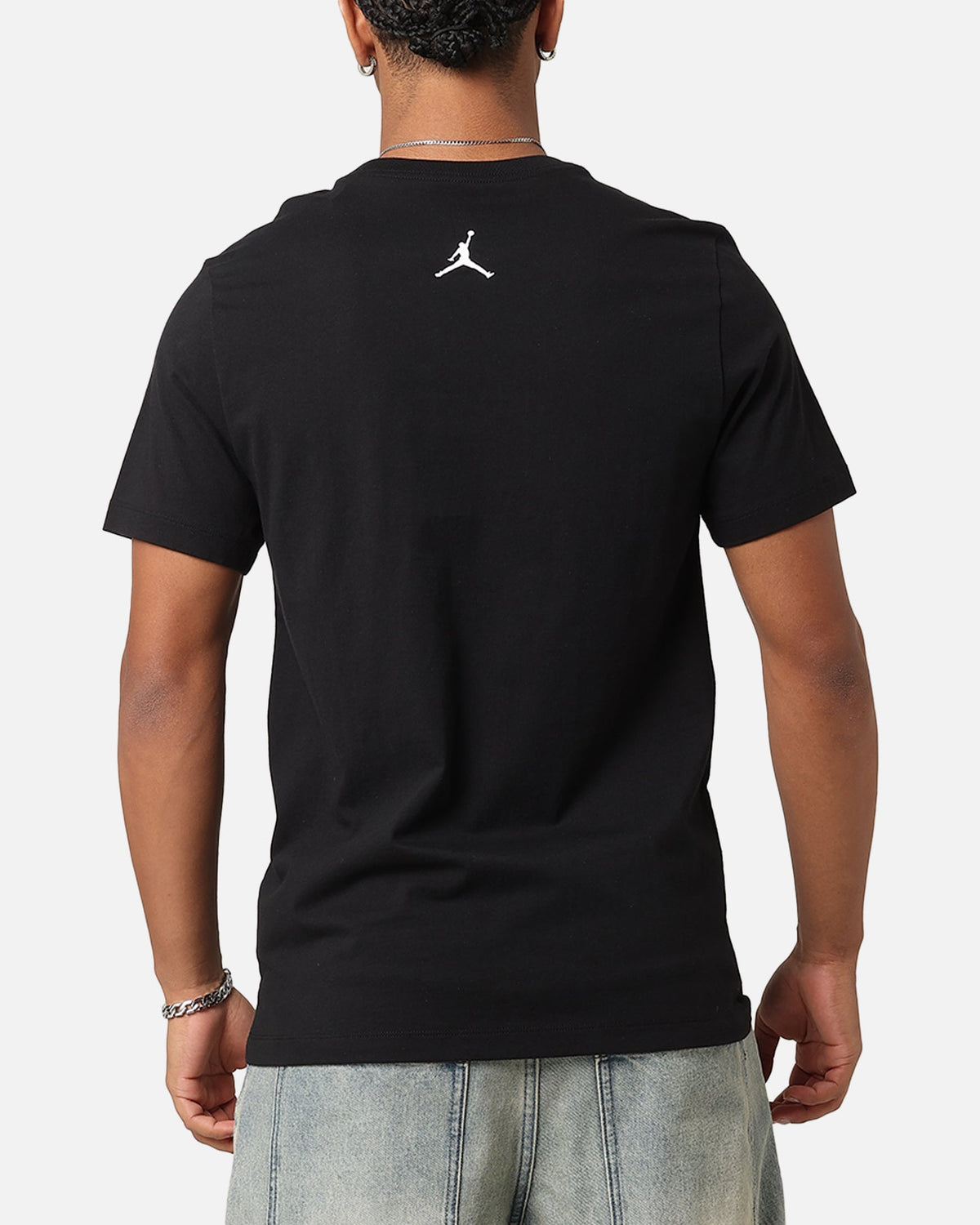 HOT Products Jordan Flight Essentials Graffiti Crewneck T-Shirt Black/White