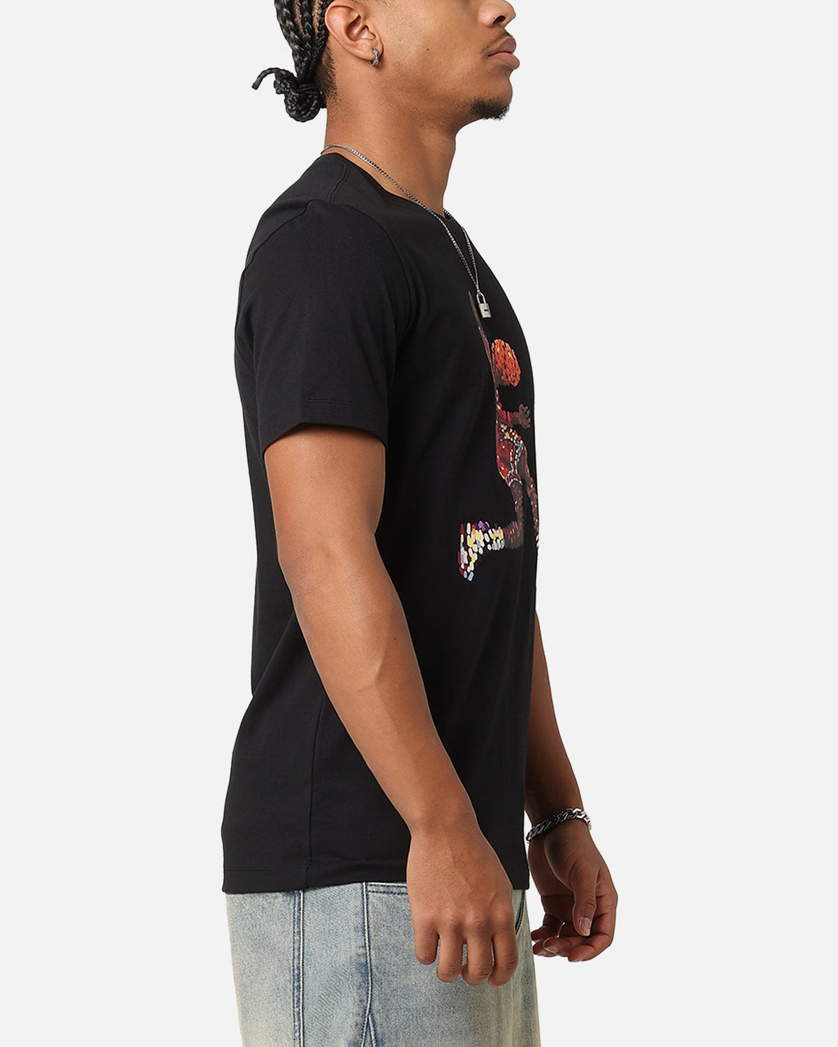 HOT Products Jordan Flight Essentials Graffiti Crewneck T-Shirt Black/White