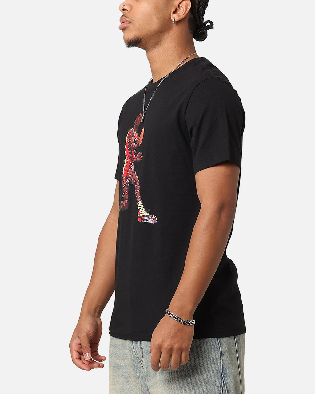HOT Products Jordan Flight Essentials Graffiti Crewneck T-Shirt Black/White