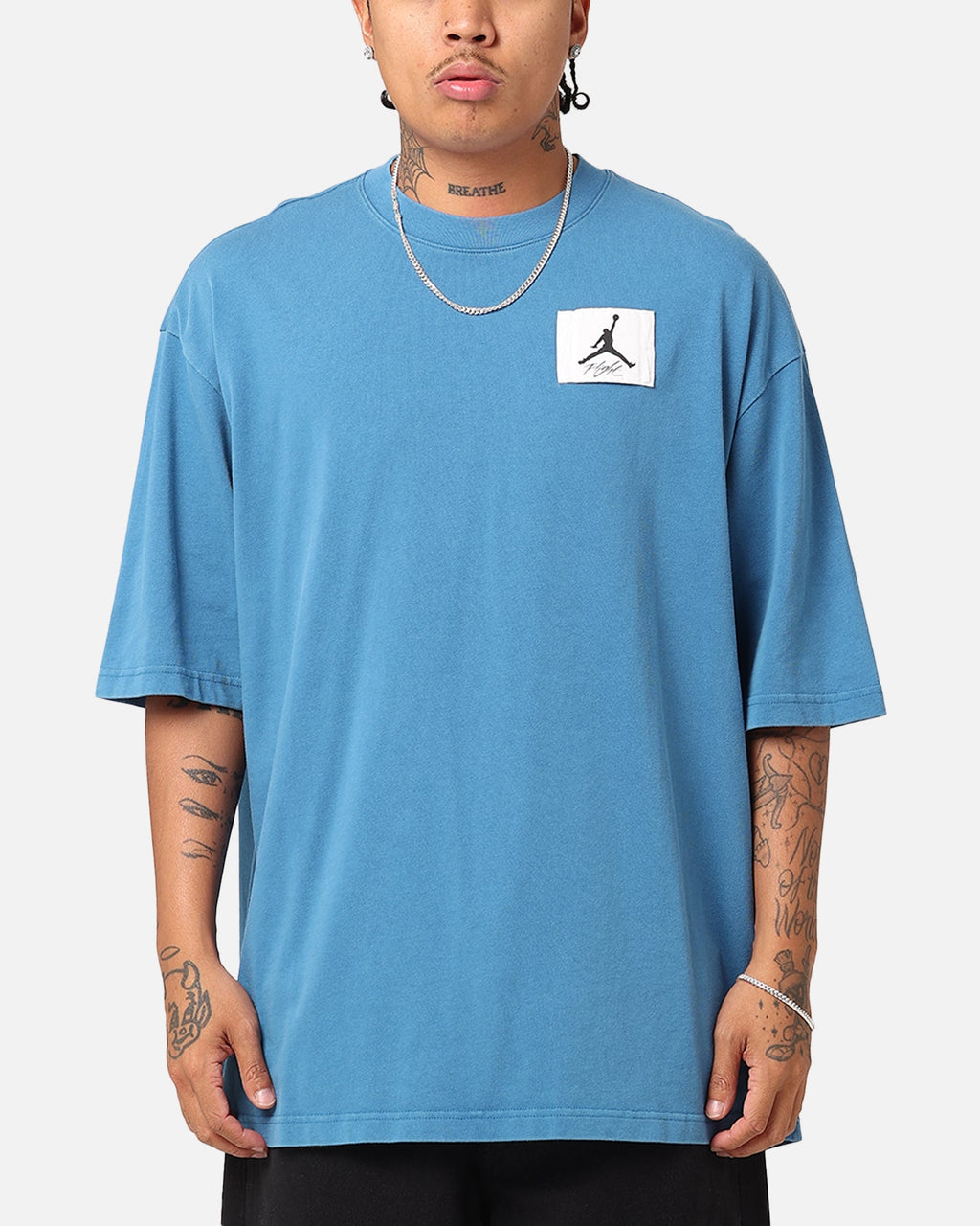 HOT Products Jordan Flight Essentials Oversized T-Shirt Industrial Blue