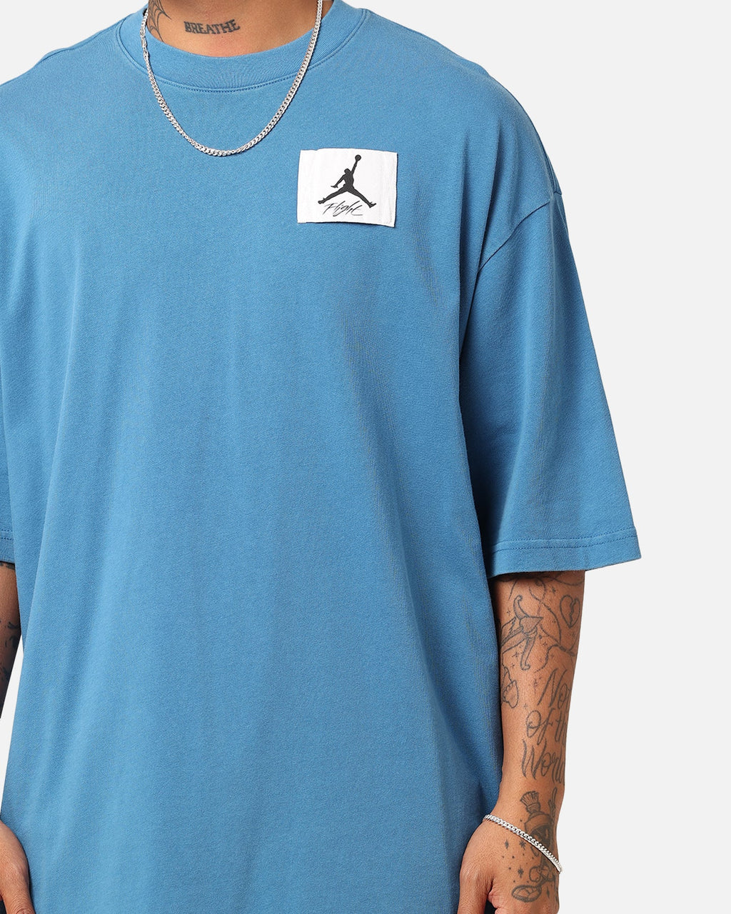 HOT Products Jordan Flight Essentials Oversized T-Shirt Industrial Blue