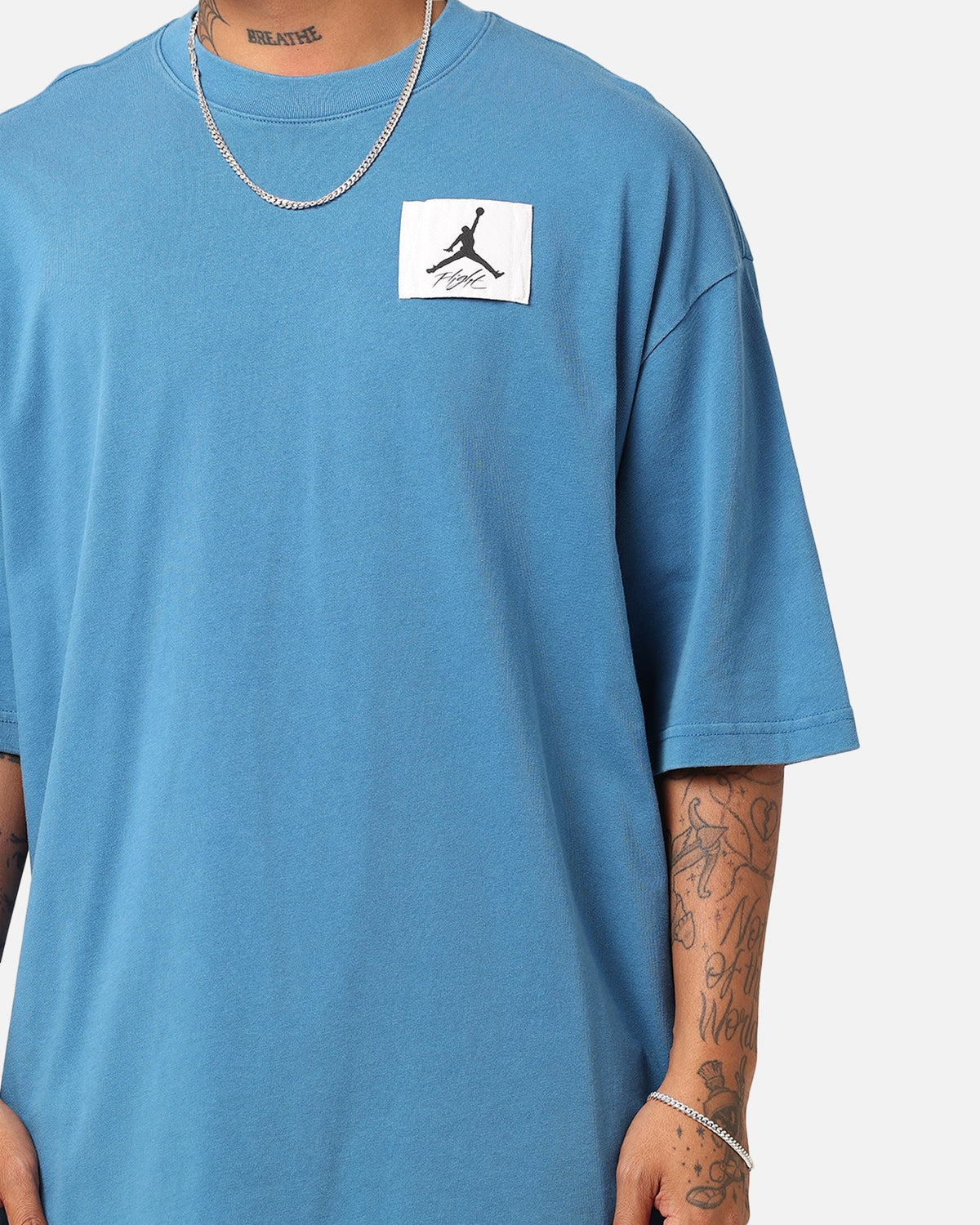 HOT Products Jordan Flight Essentials Oversized T-Shirt Industrial Blue