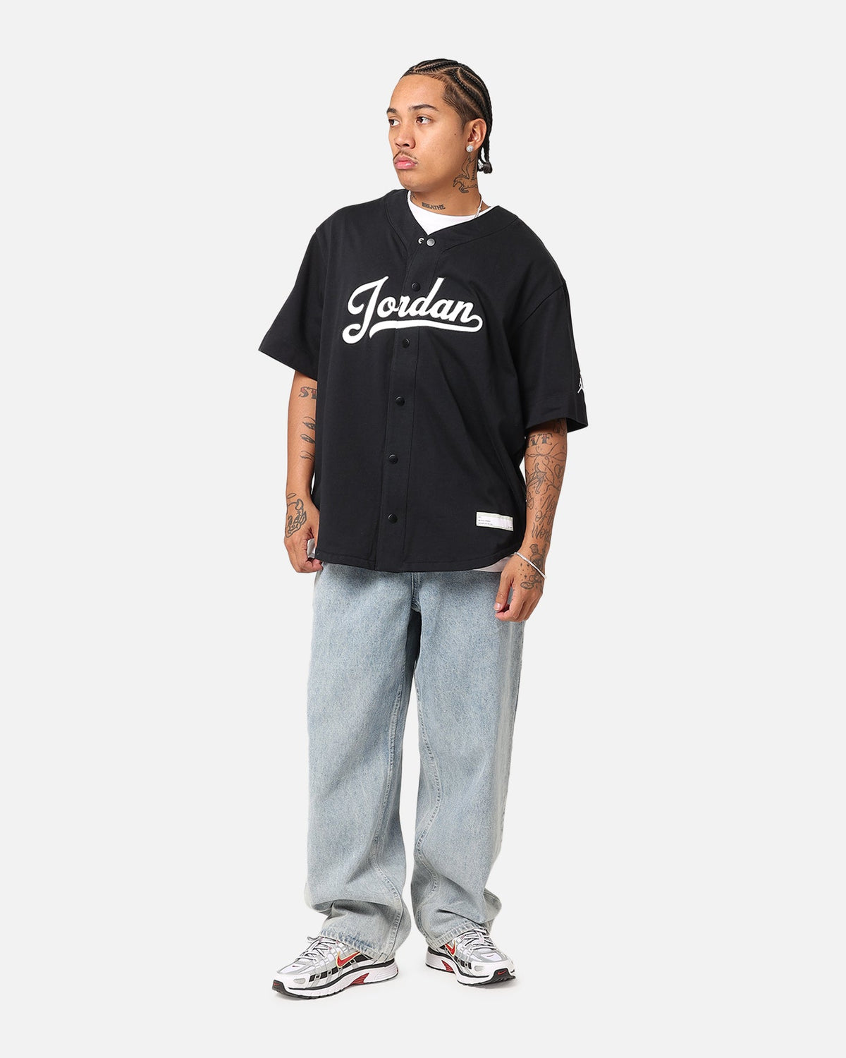 HOT Products Jordan Flight MVP Statement Baseball Top Black/White