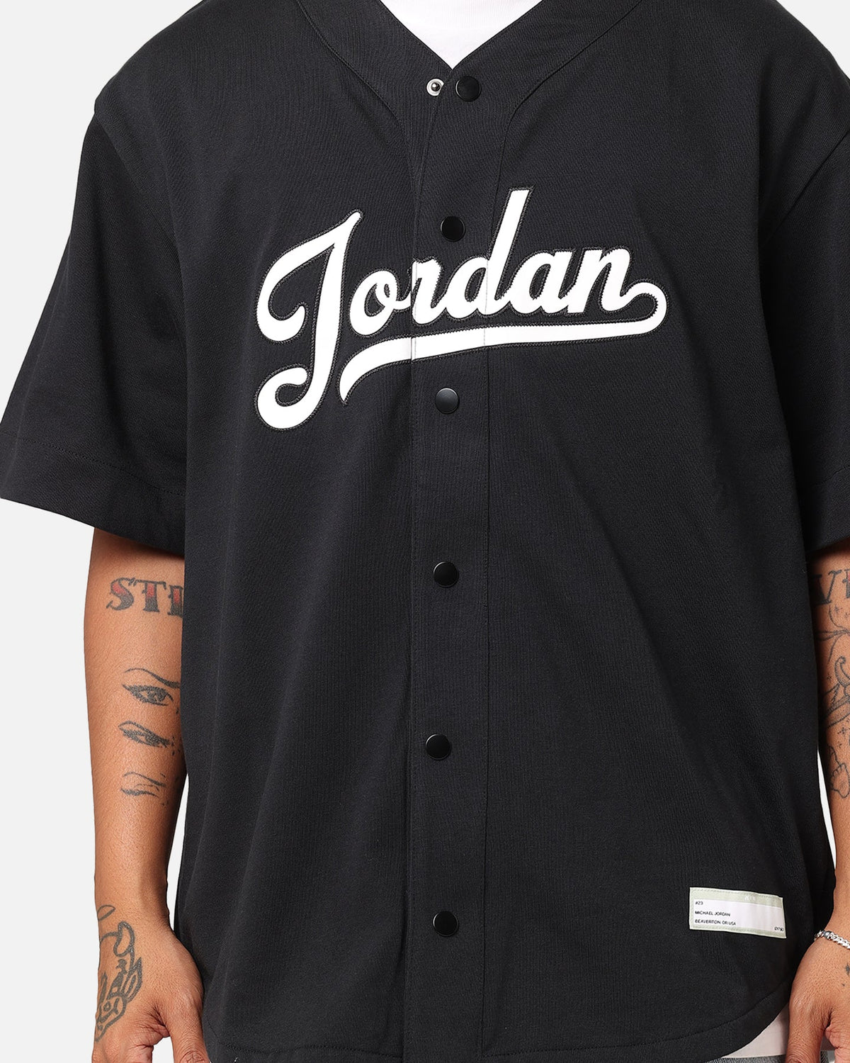 HOT Products Jordan Flight MVP Statement Baseball Top Black/White