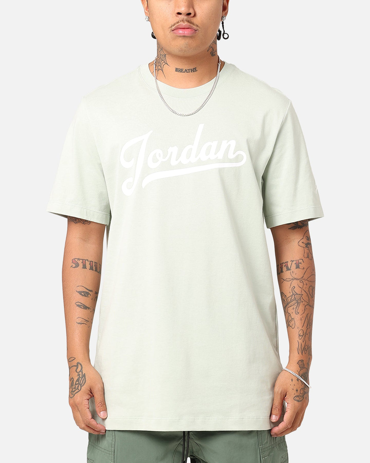 HOT Products Jordan MVP Flight T-Shirt Seafoam/White