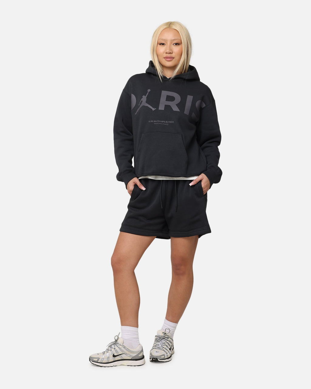HOT Products Jordan Women's Paris Saint-Germain Brooklyn Fleece Graphic Pullover Hoodie Off Noir