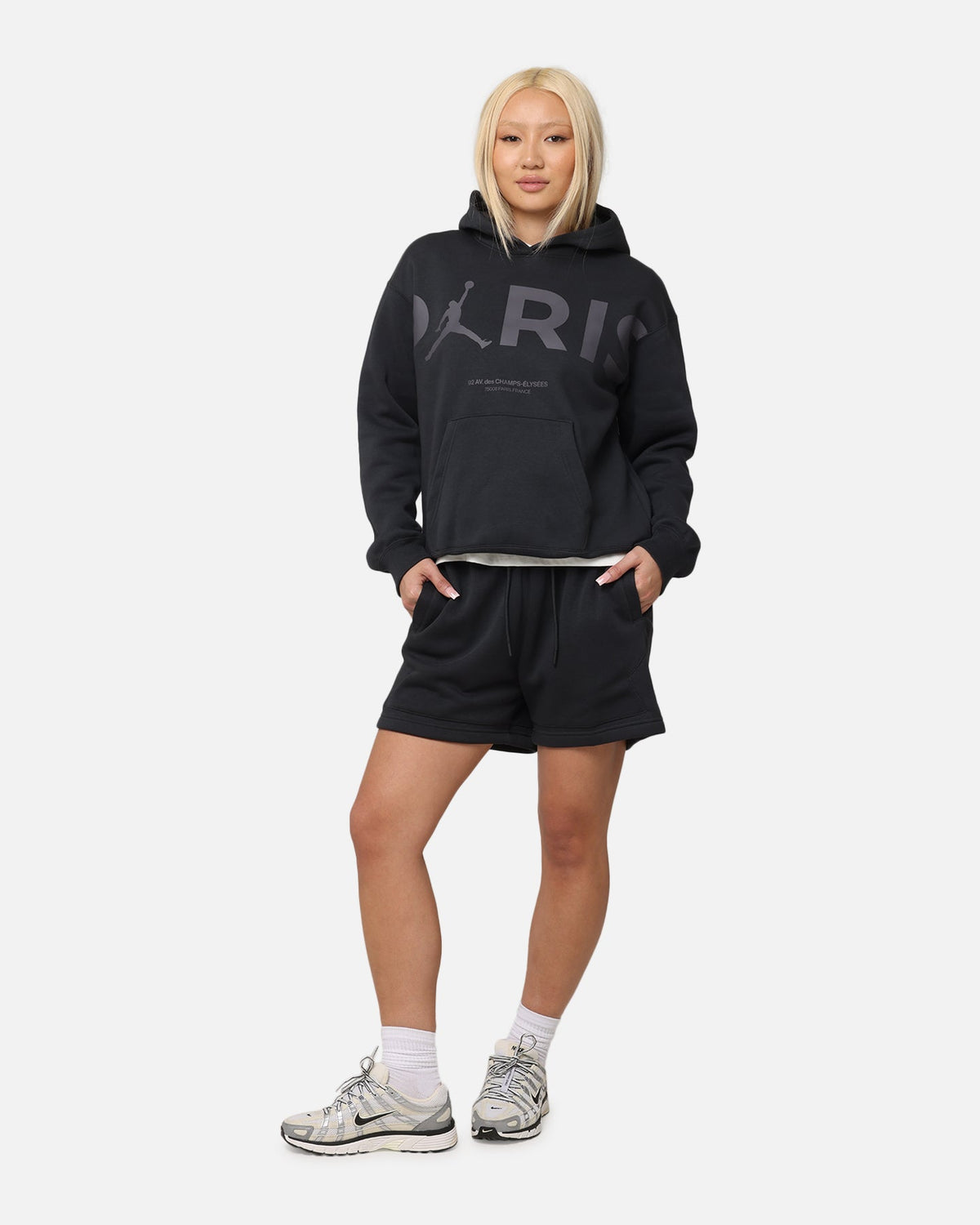 HOT Products Jordan Women's Paris Saint-Germain Brooklyn Fleece Graphic Pullover Hoodie Off Noir