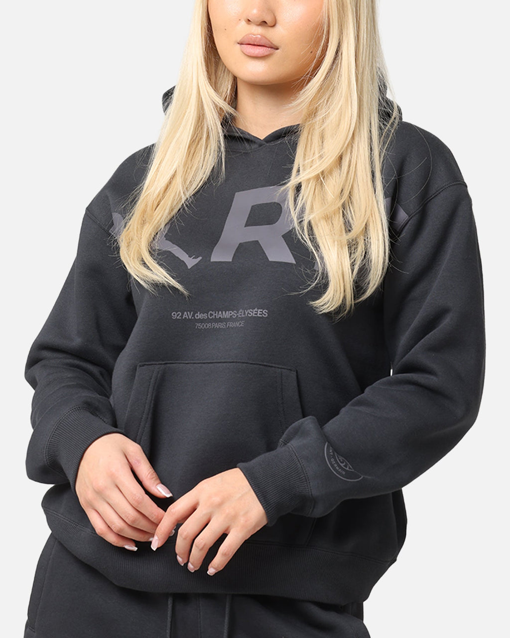 HOT Products Jordan Women's Paris Saint-Germain Brooklyn Fleece Graphic Pullover Hoodie Off Noir