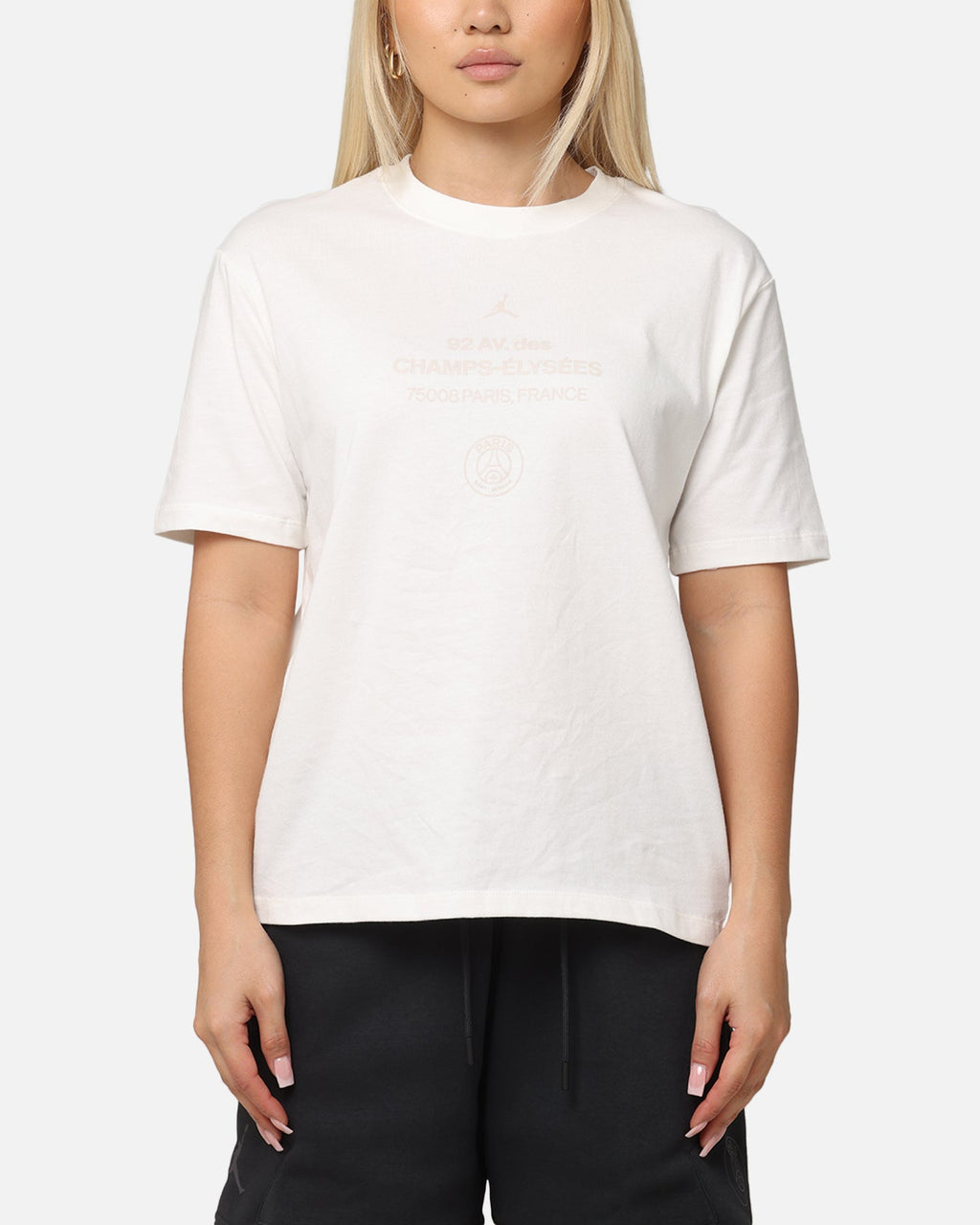 HOT Products Jordan Women's Paris Saint-Germain Graphic T-Shirt Rust Sail/Pale Ivory