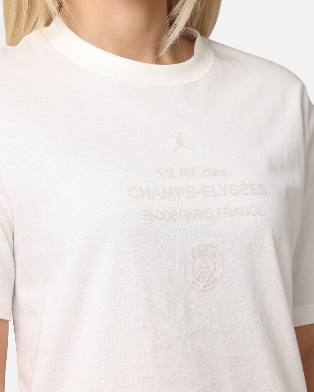 HOT Products Jordan Women's Paris Saint-Germain Graphic T-Shirt Rust Sail/Pale Ivory