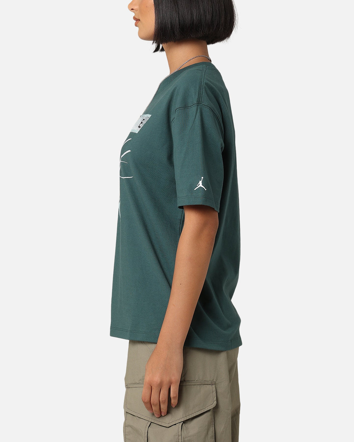 HOT Products Jordan Women's Jordan Flight Heritage Graphic T-Shirt Oxidized Green