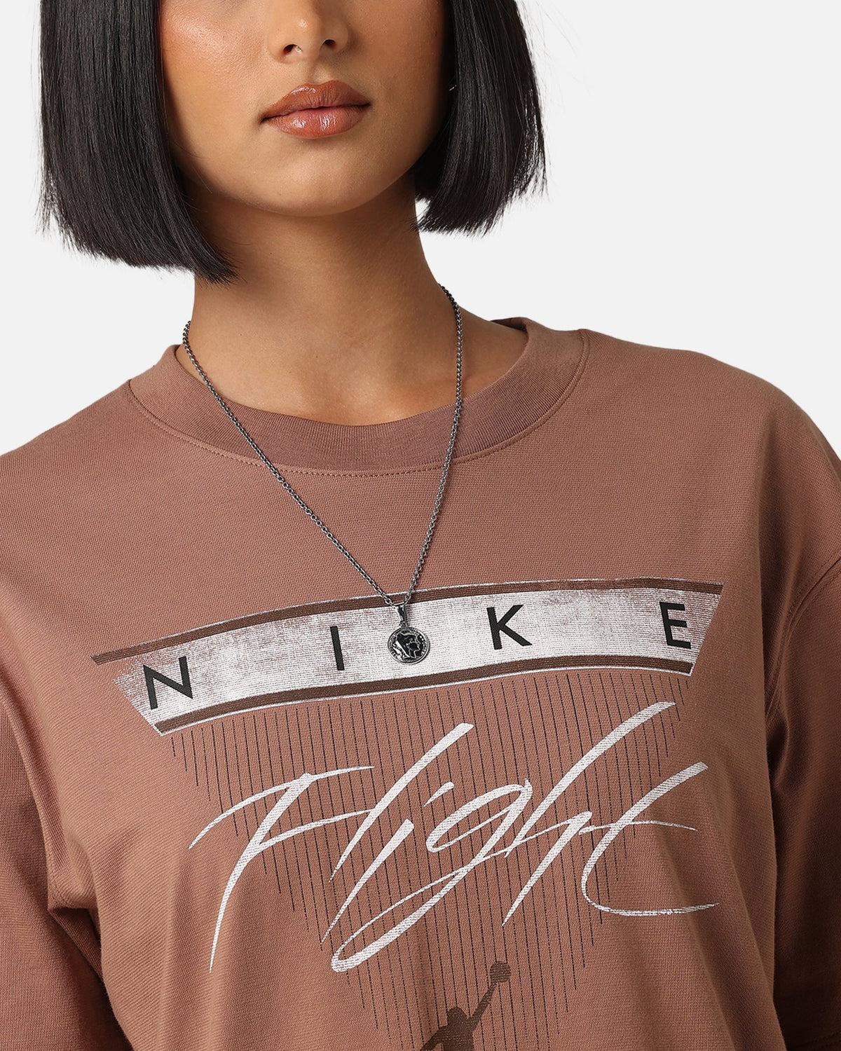 HOT Products Jordan Women's Jordan Flight Heritage Graphic T-Shirt Archaeo Brown
