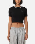HOT Products Jordan Women's Cropped Knit Top Black/White
