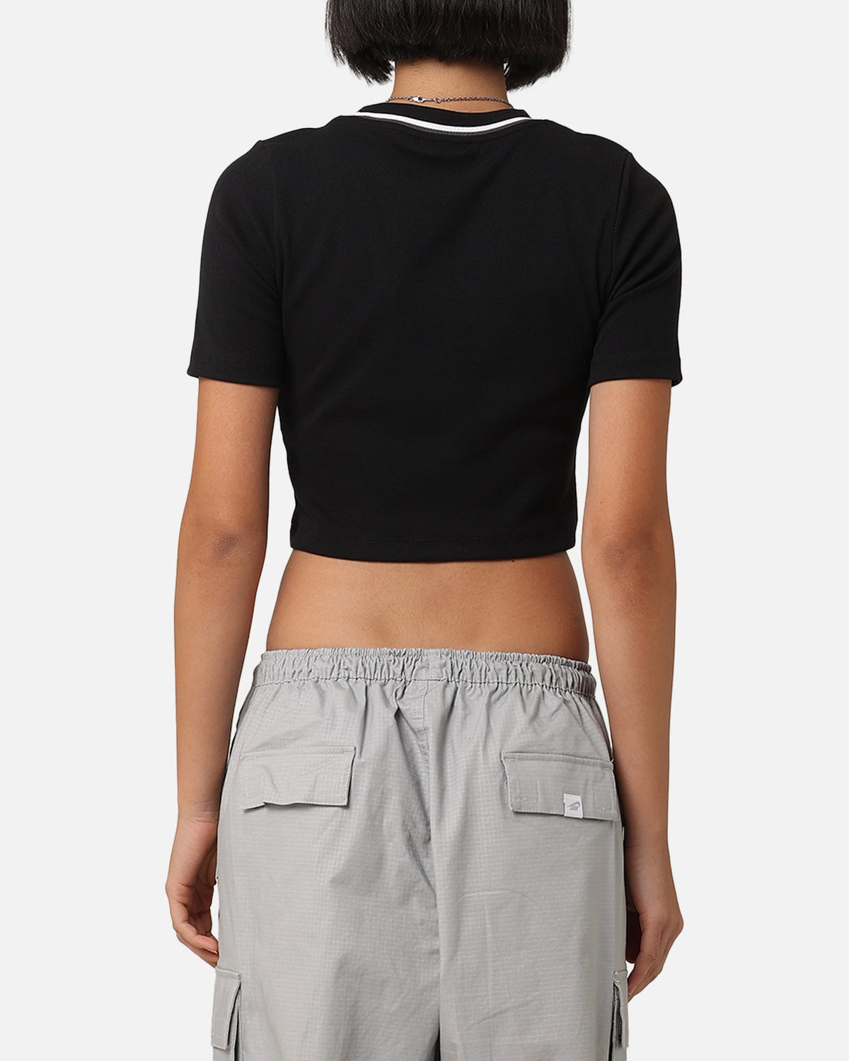 HOT Products Jordan Women's Cropped Knit Top Black/White