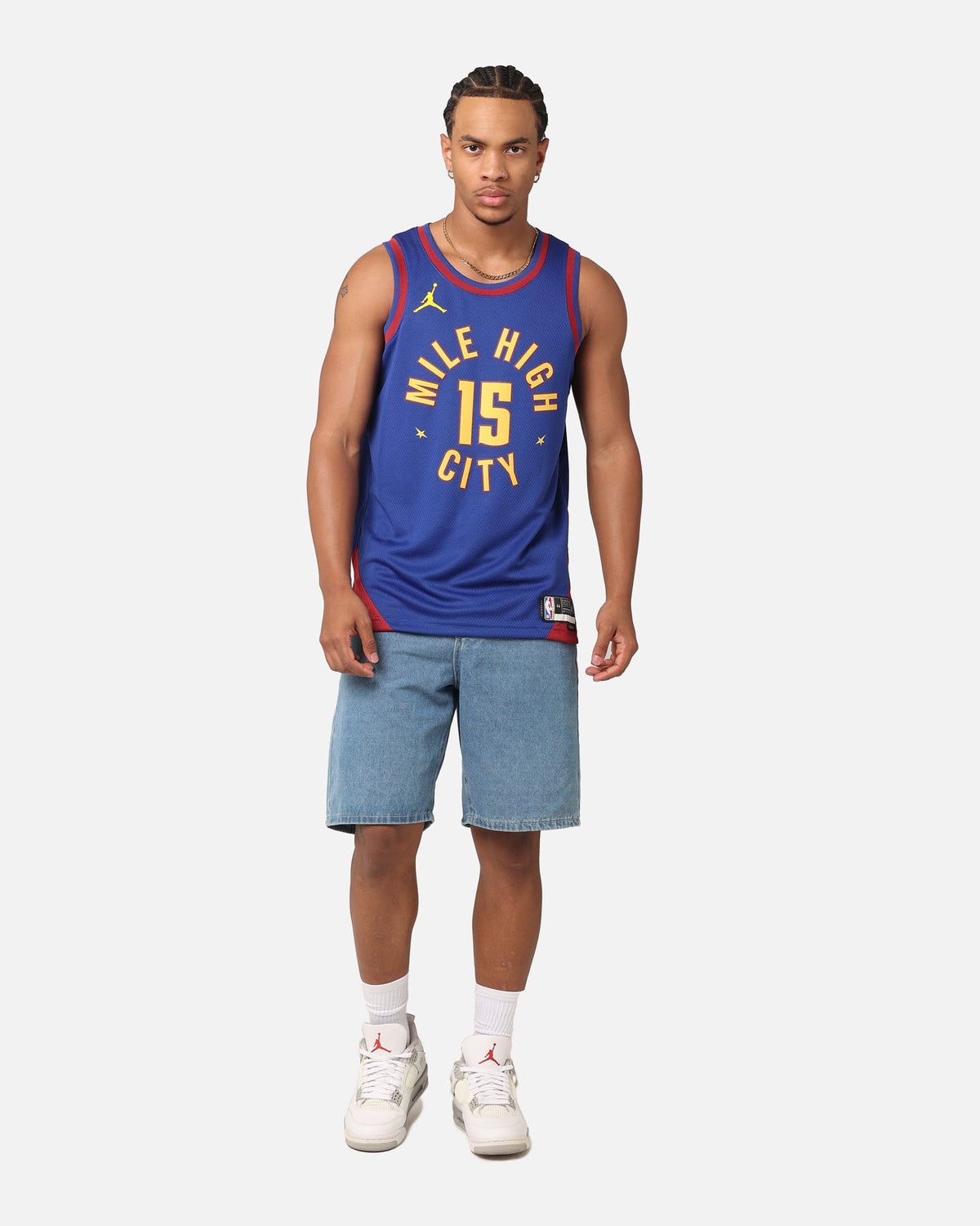 HOT Products Jordan Denver Nuggets Nikola Jokić Statement Edition 2022/23 Dri-FIT Swingman Jersey Rush Blue/Team Crimson