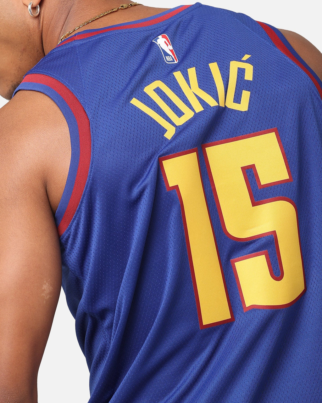 HOT Products Jordan Denver Nuggets Nikola Jokić Statement Edition 2022/23 Dri-FIT Swingman Jersey Rush Blue/Team Crimson