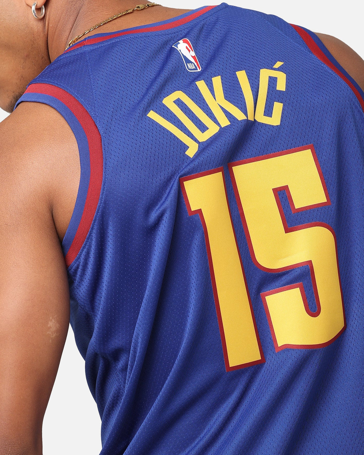 HOT Products Jordan Denver Nuggets Nikola Jokić Statement Edition 2022/23 Dri-FIT Swingman Jersey Rush Blue/Team Crimson