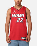 HOT Products Jordan Miami Heat Jimmy Butler Statement Edition 2022/23 Dri-FIT Swingman Jersey Tough Red