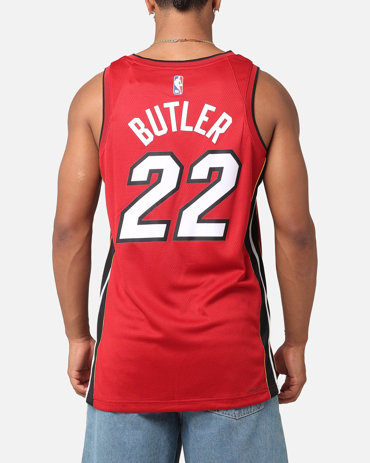 HOT Products Jordan Miami Heat Jimmy Butler Statement Edition 2022/23 Dri-FIT Swingman Jersey Tough Red