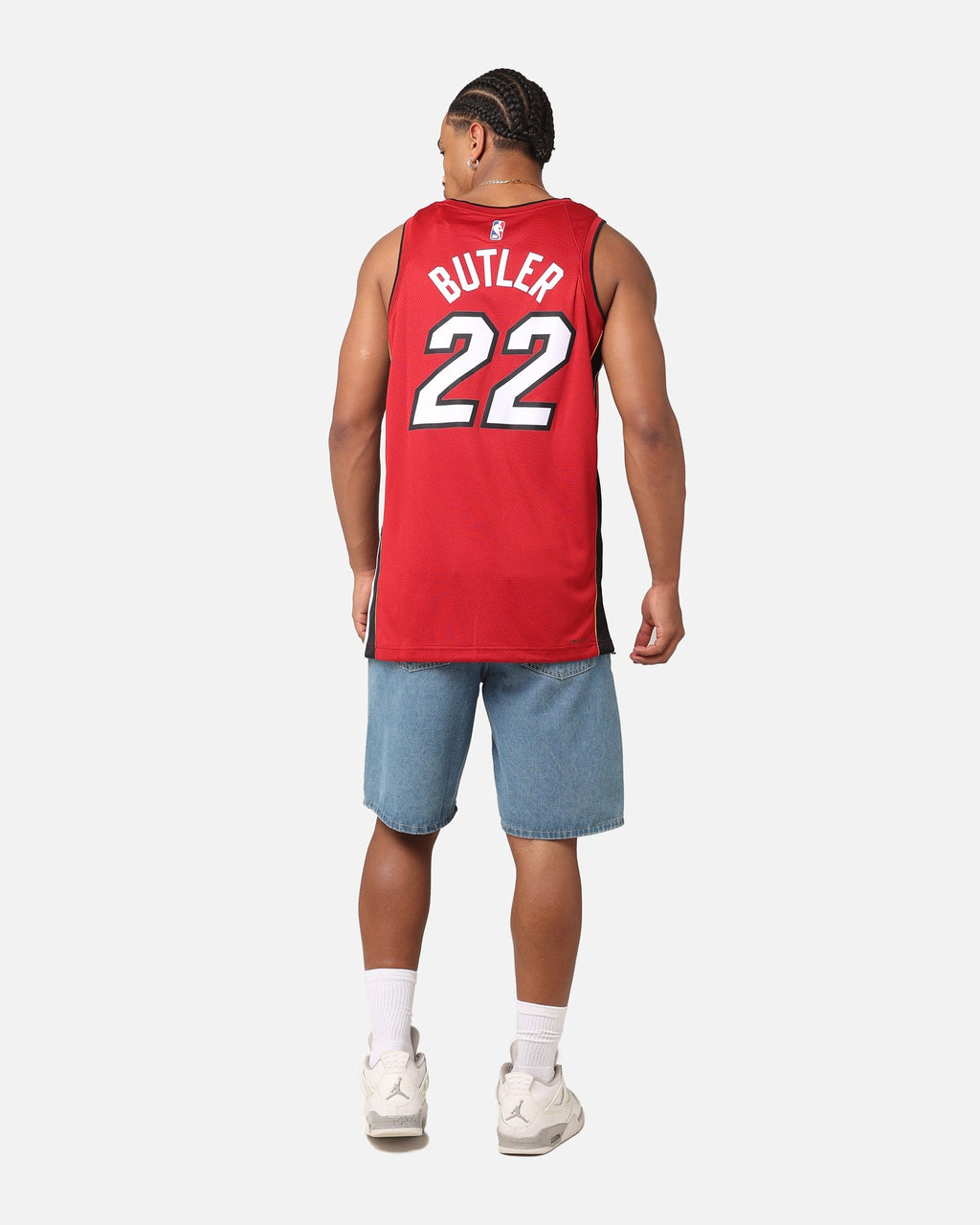 HOT Products Jordan Miami Heat Jimmy Butler Statement Edition 2022/23 Dri-FIT Swingman Jersey Tough Red