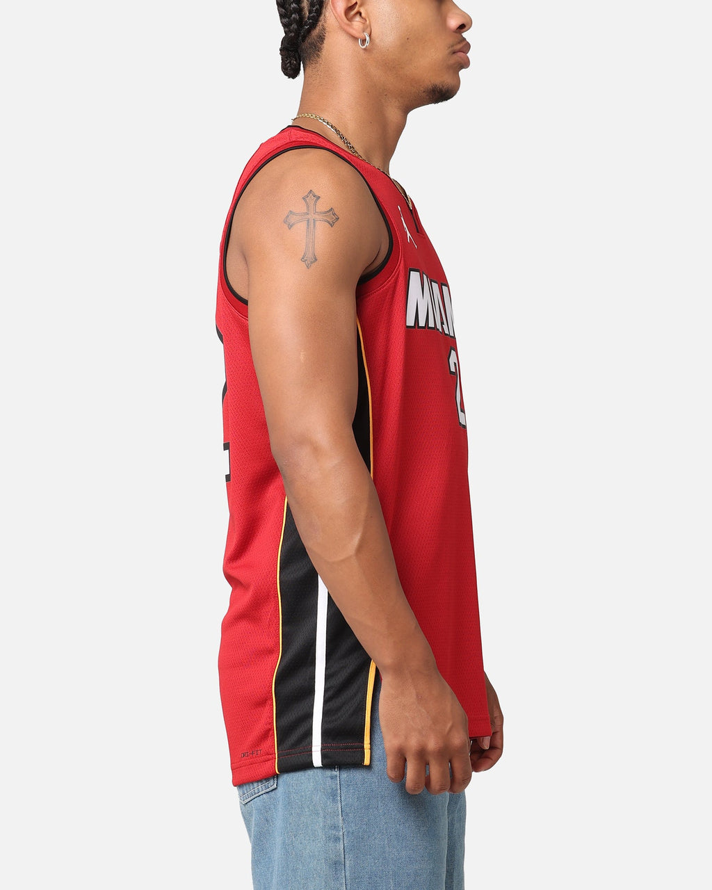 HOT Products Jordan Miami Heat Jimmy Butler Statement Edition 2022/23 Dri-FIT Swingman Jersey Tough Red