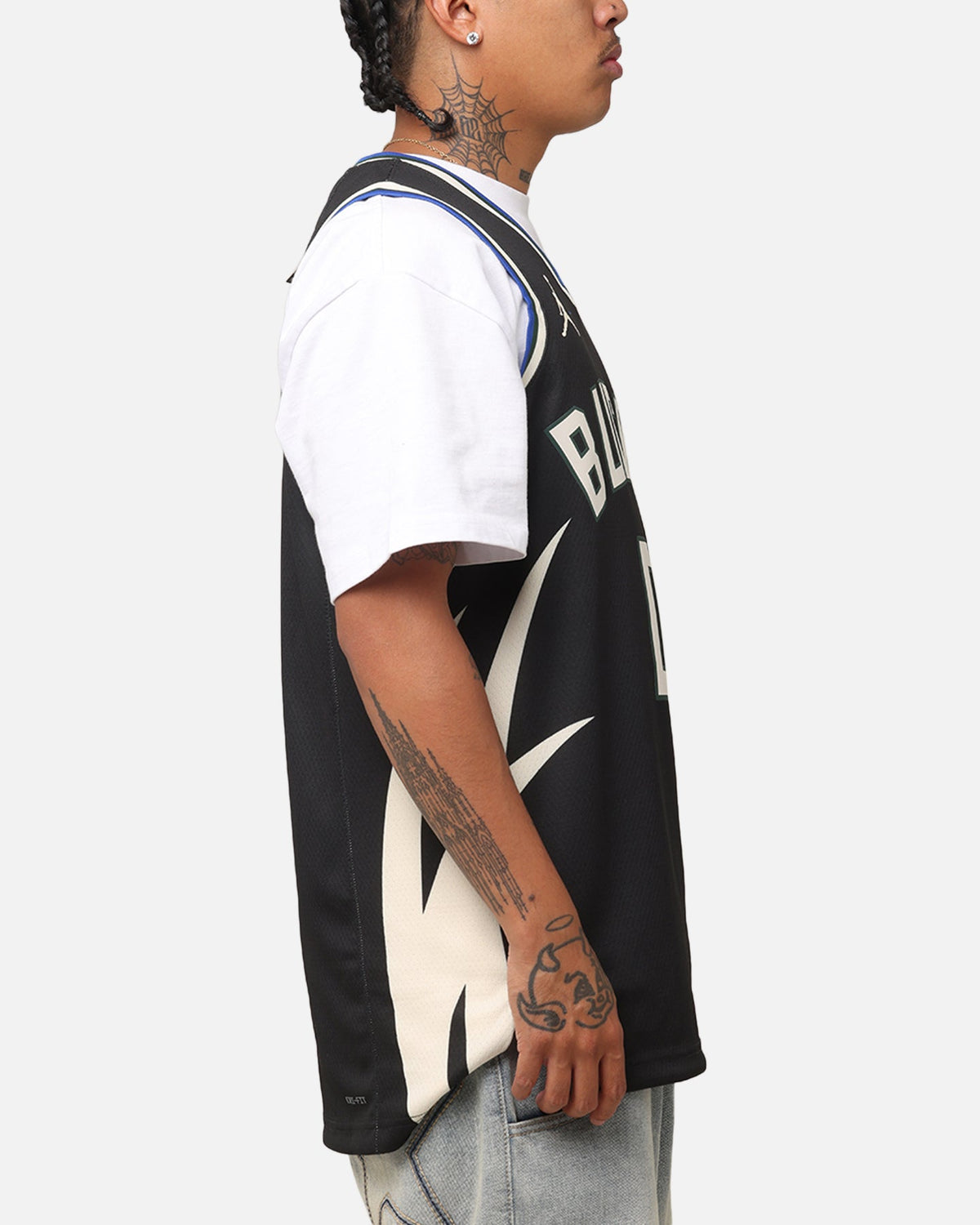 HOT Products Nike Damian Lillard Milwaukee Bucks #0 Icon Edition 2022/23 Nike Dri-Fit NBA Swingman Jersey Black