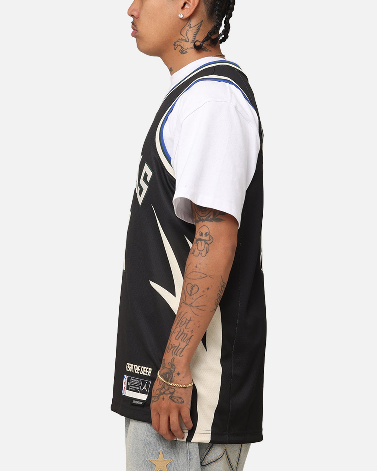 HOT Products Nike Damian Lillard Milwaukee Bucks #0 Icon Edition 2022/23 Nike Dri-Fit NBA Swingman Jersey Black