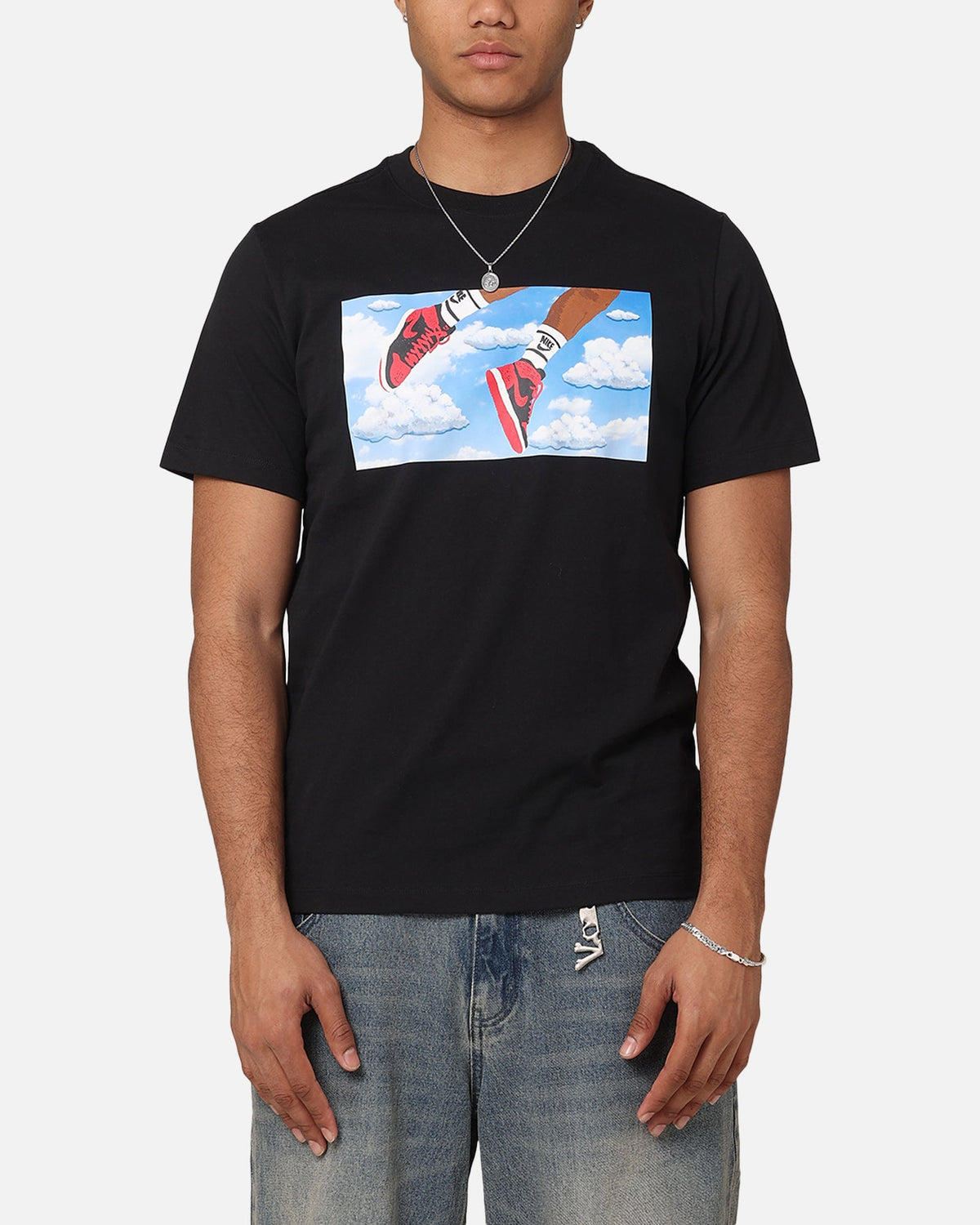 HOT Products Jordan Flight Essentials T-Shirt Black/White