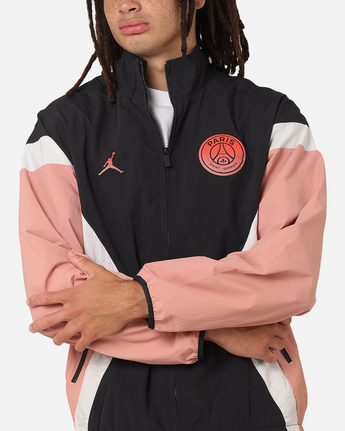 HOT Products Jordan Paris Saint-Germain Anthem Jacket Rust Pink/Off Noir/Sail