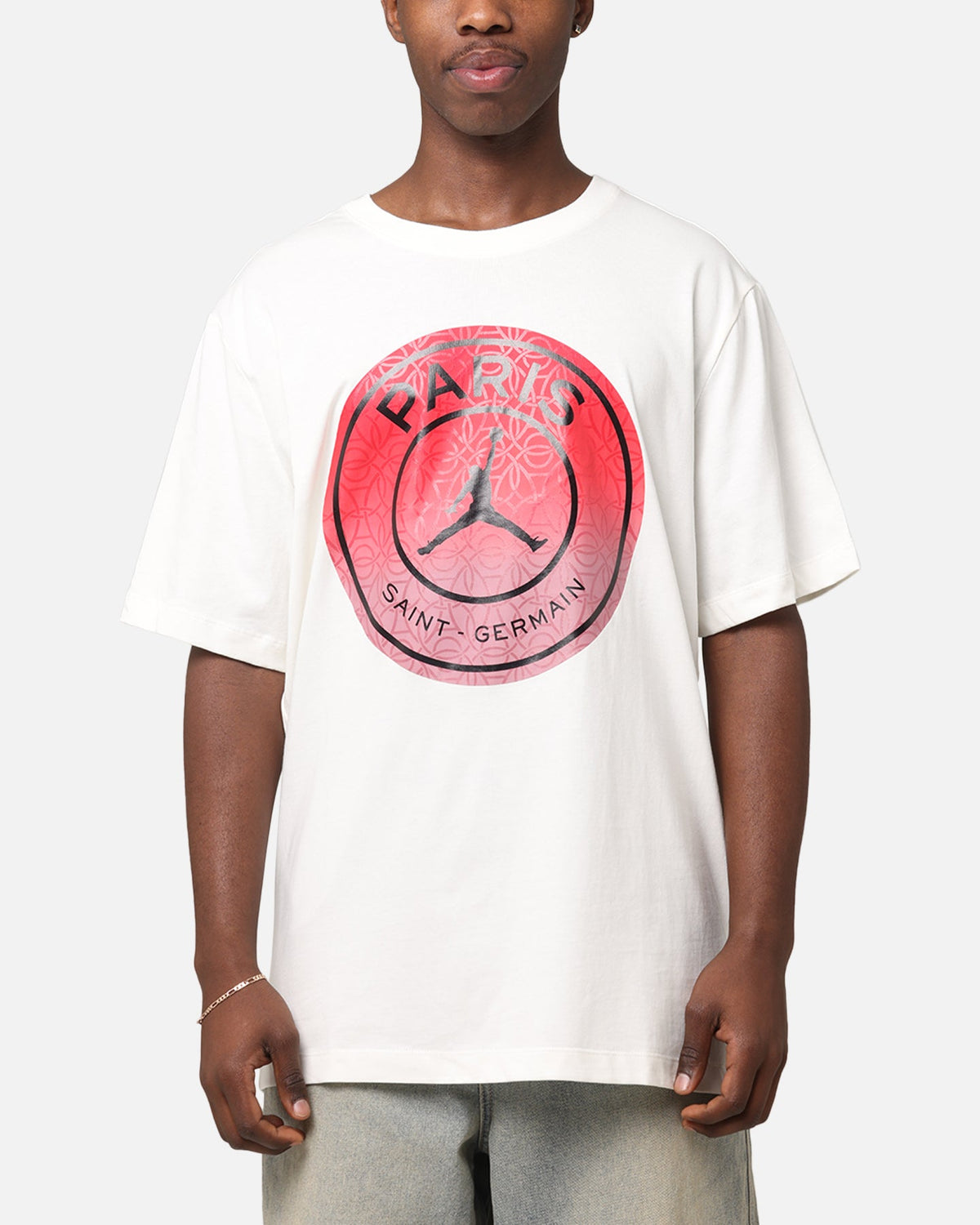 HOT Products Jordan Paris Saint-Germain Logo T-Shirt Sail