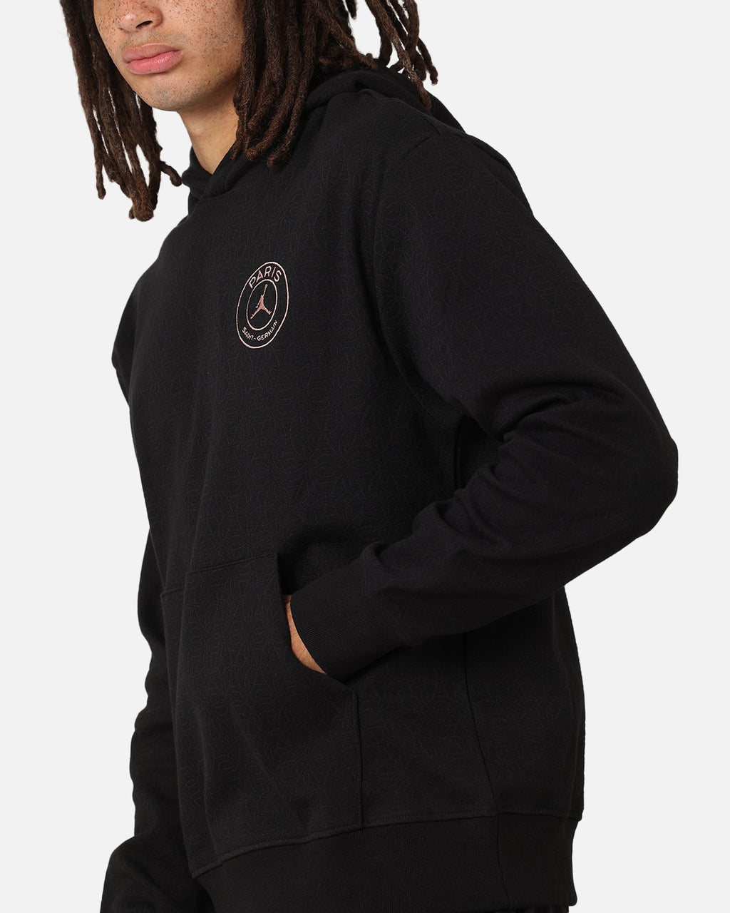 HOT Products Jordan Paris Saint-Germain Fleece Pullover Hoodie Off Noir/Black
