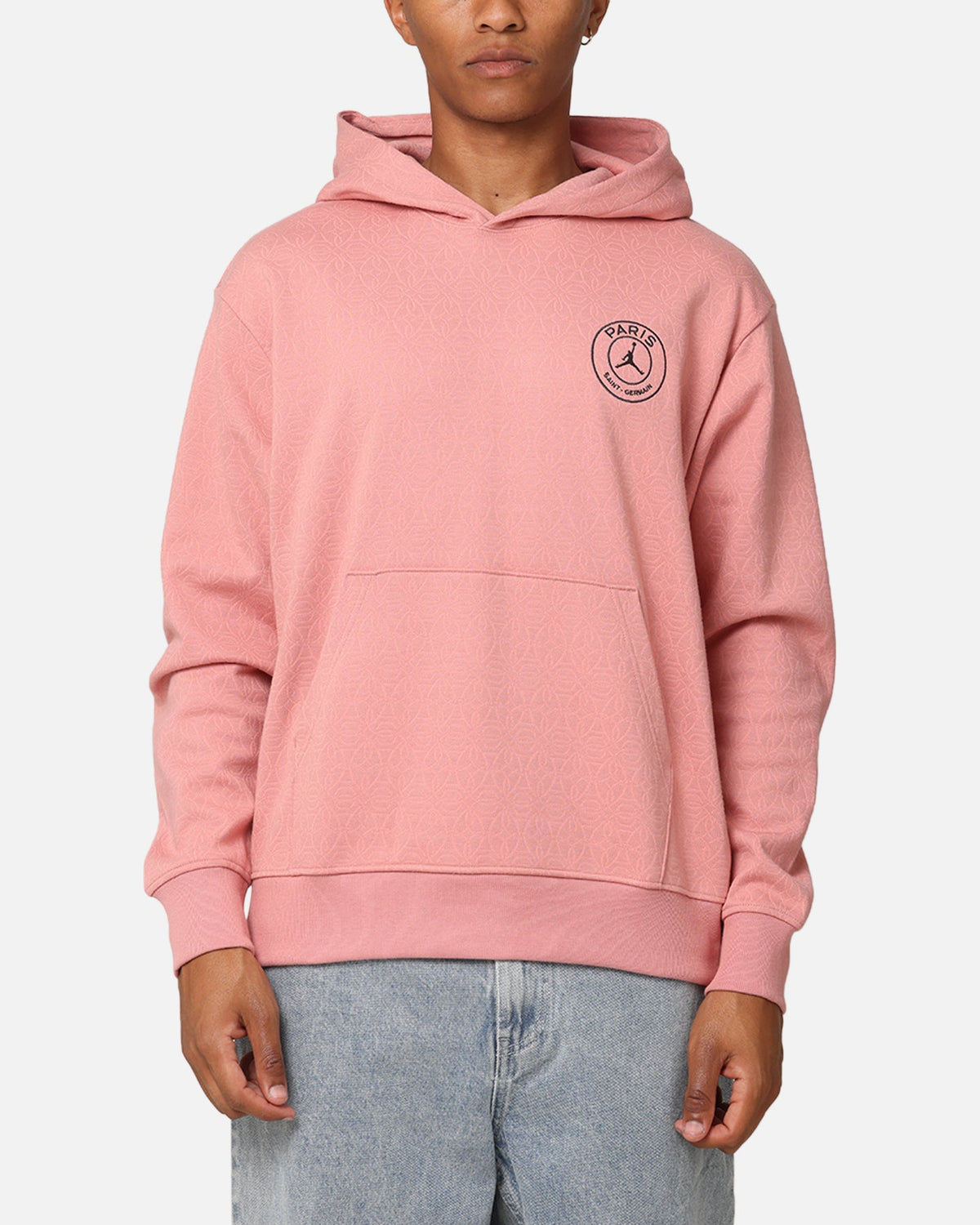 HOT Products Jordan Paris Saint-Germain Statement Fleece Pullover Hoodie Rust Pink/Pink