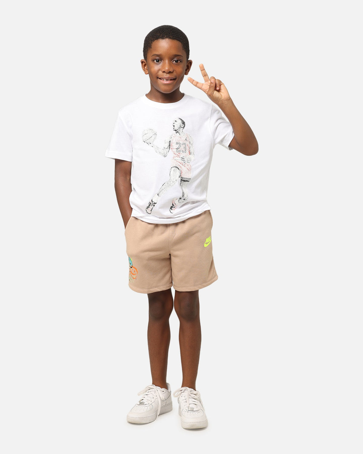 HOT Products Jordan Kids' Air Jordan Dots T-Shirt White