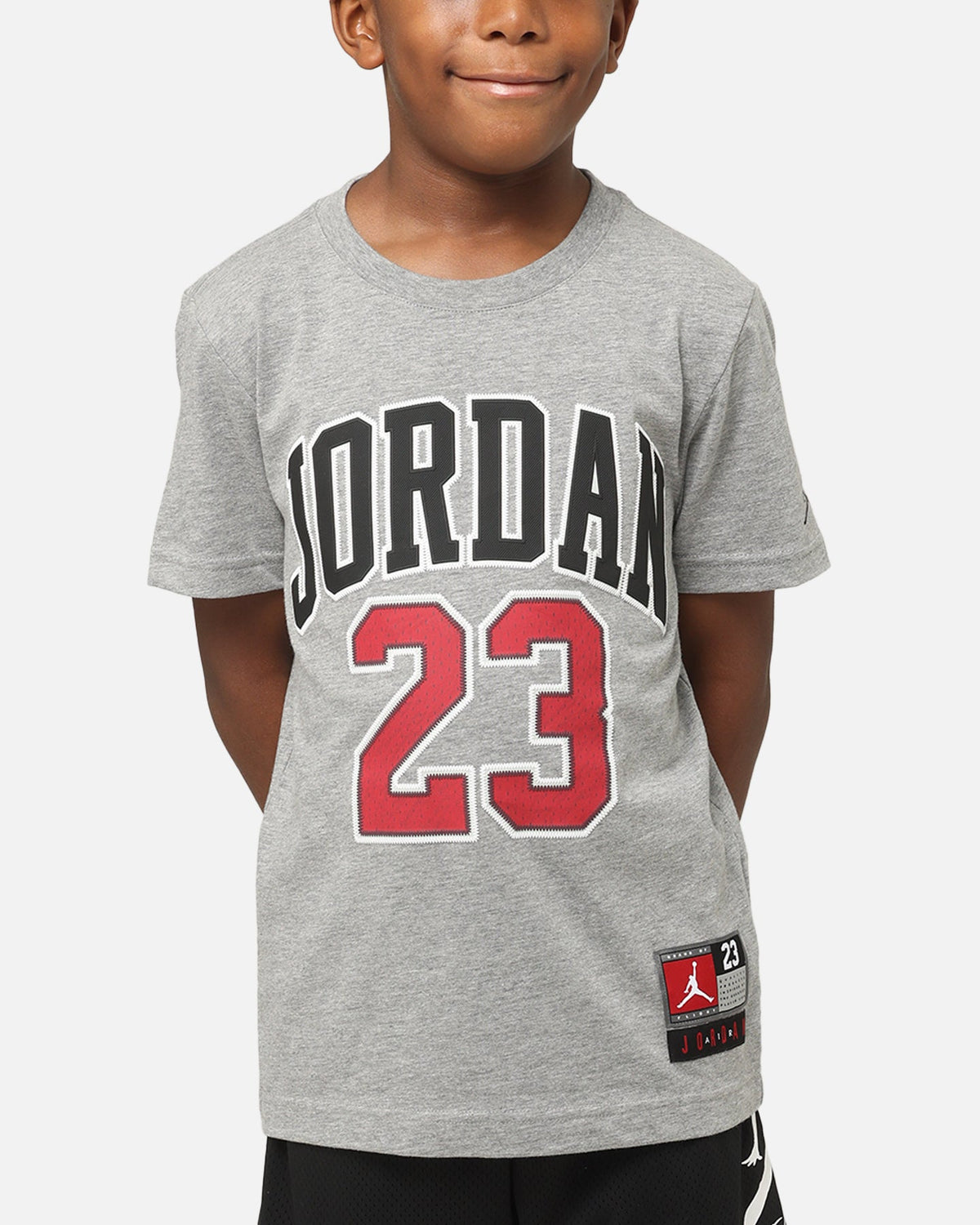 HOT Products Jordan Kids' Practice Flight T-Shirt Carbon Heather