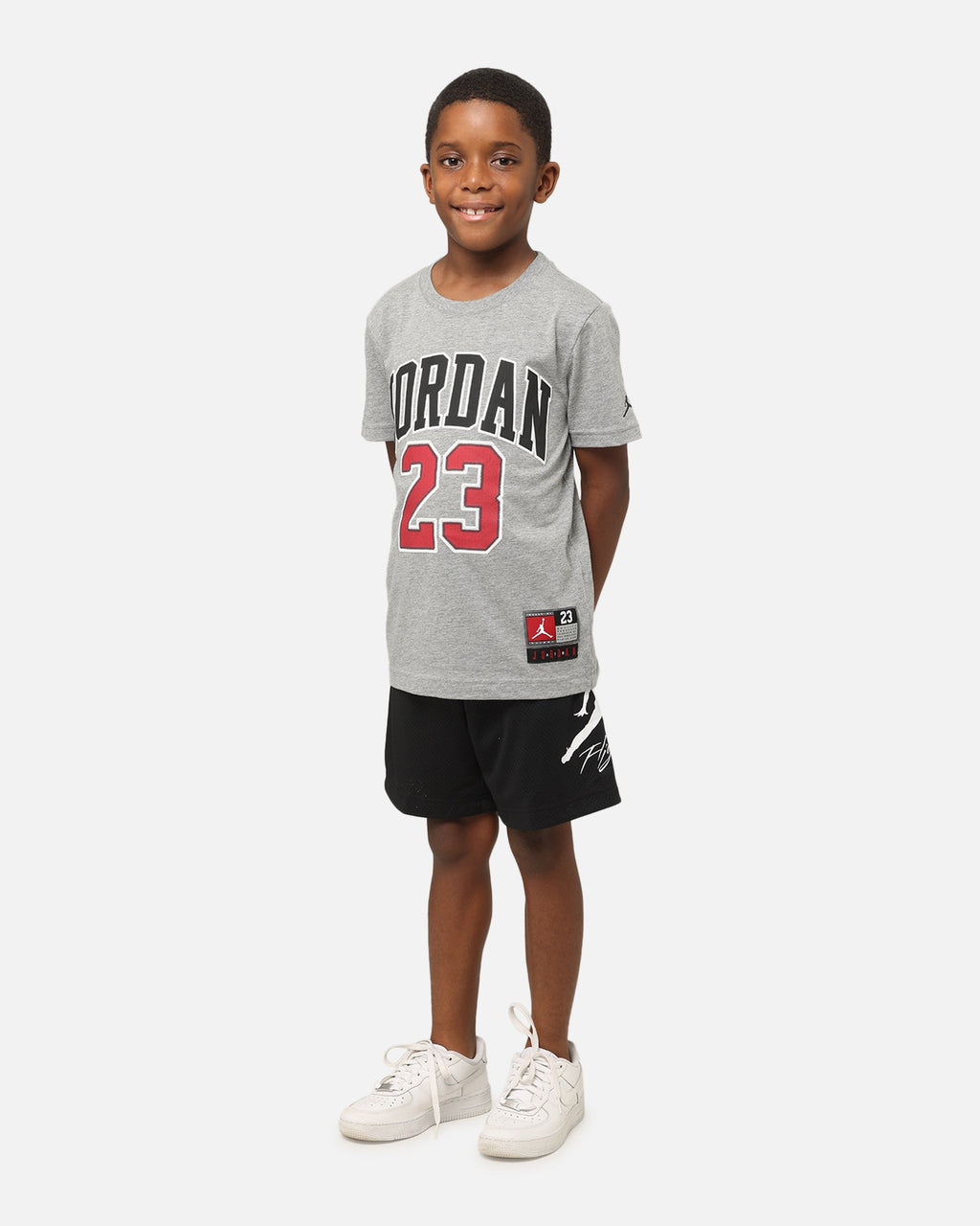 HOT Products Jordan Kids' Practice Flight T-Shirt Carbon Heather