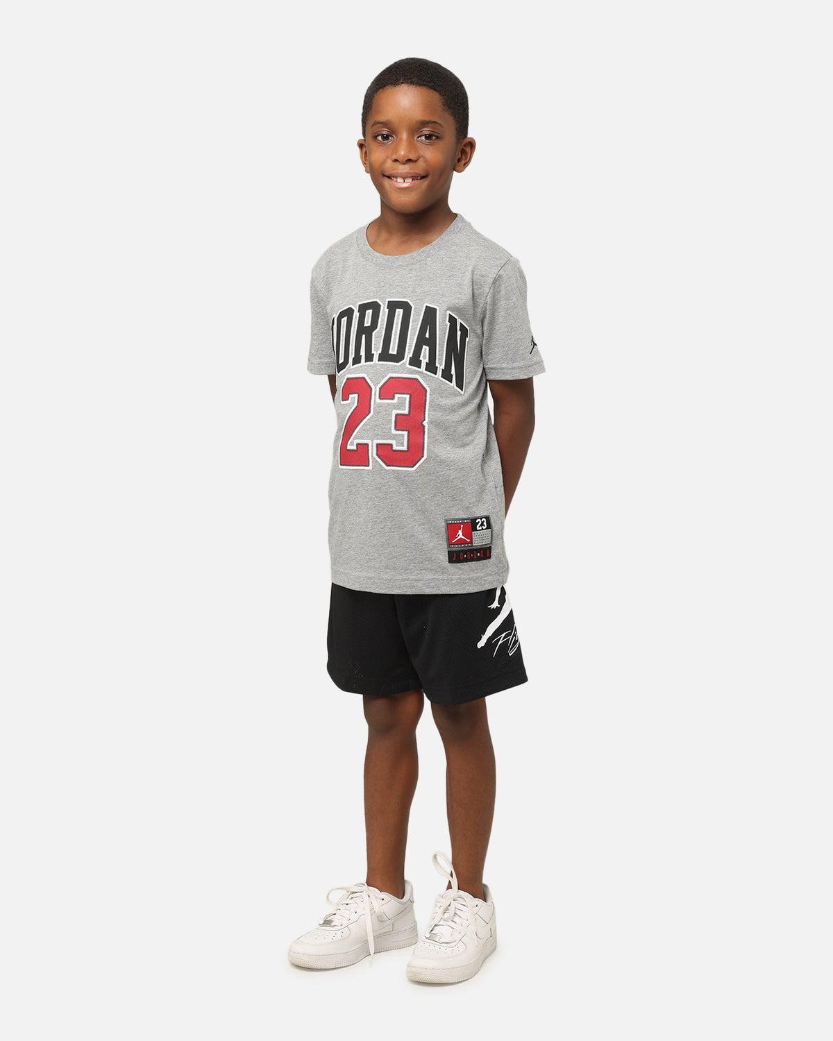 HOT Products Jordan Kids' Practice Flight T-Shirt Carbon Heather