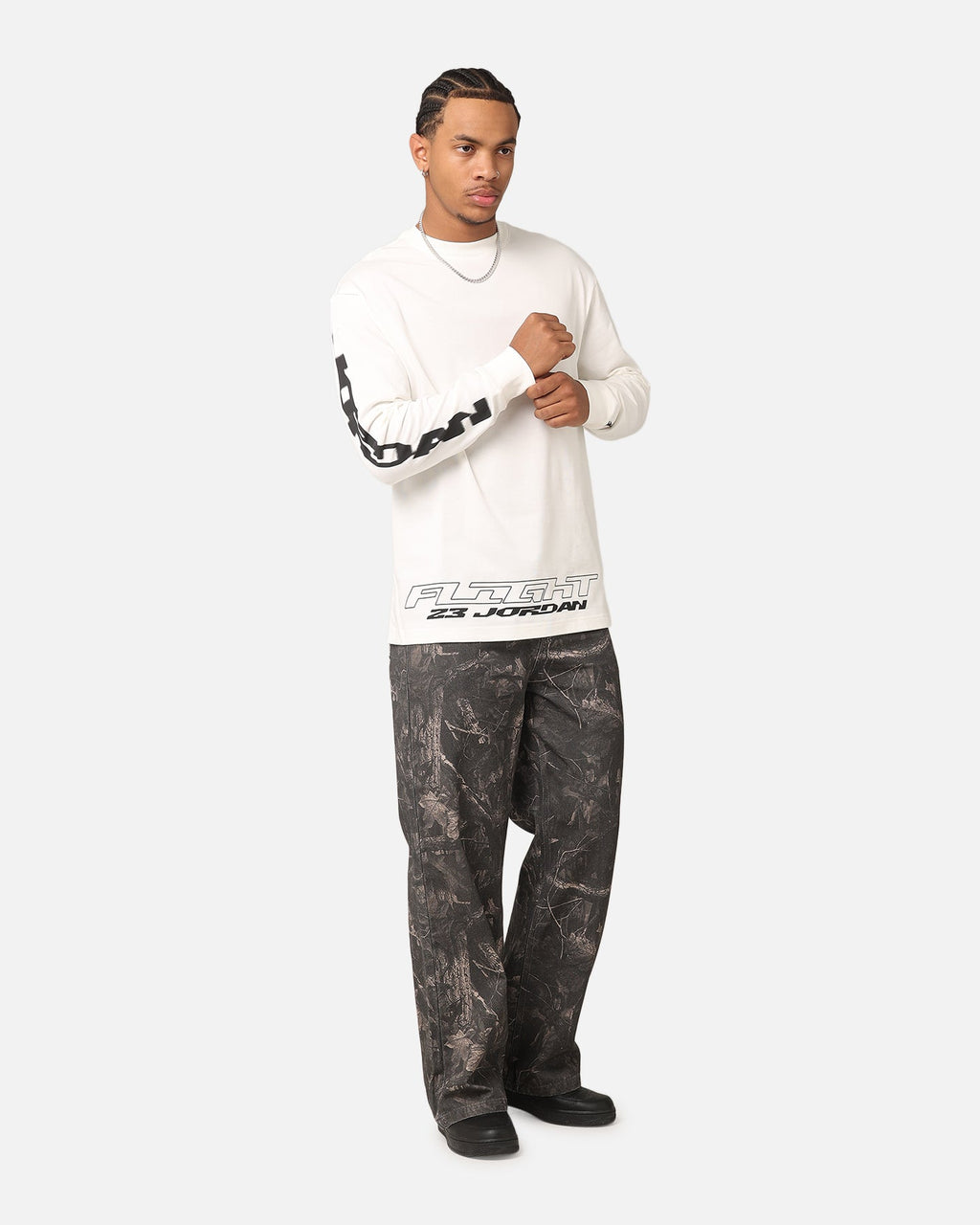 HOT Products Jordan Jumpman MVP 85 Long Sleeve Crewneck T-Shirt Sail/Black