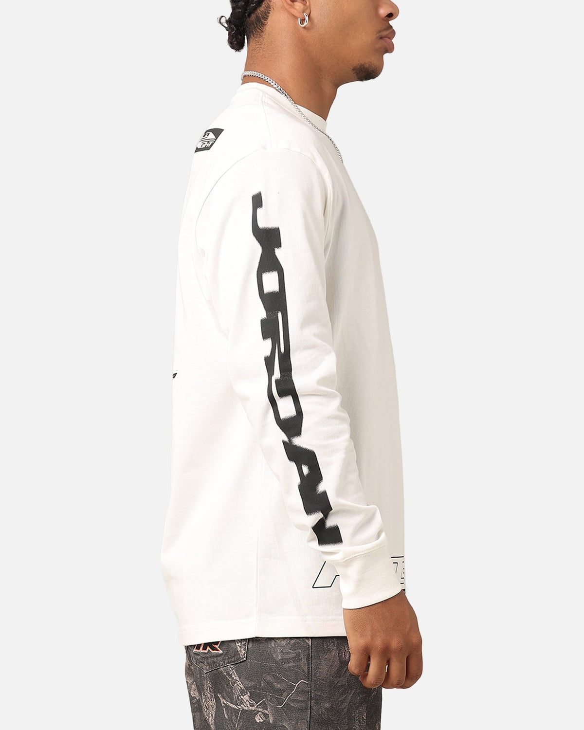 HOT Products Jordan Jumpman MVP 85 Long Sleeve Crewneck T-Shirt Sail/Black