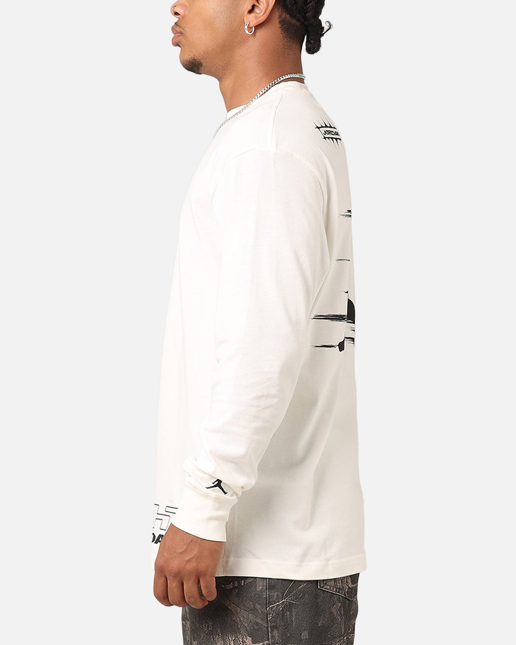 HOT Products Jordan Jumpman MVP 85 Long Sleeve Crewneck T-Shirt Sail/Black