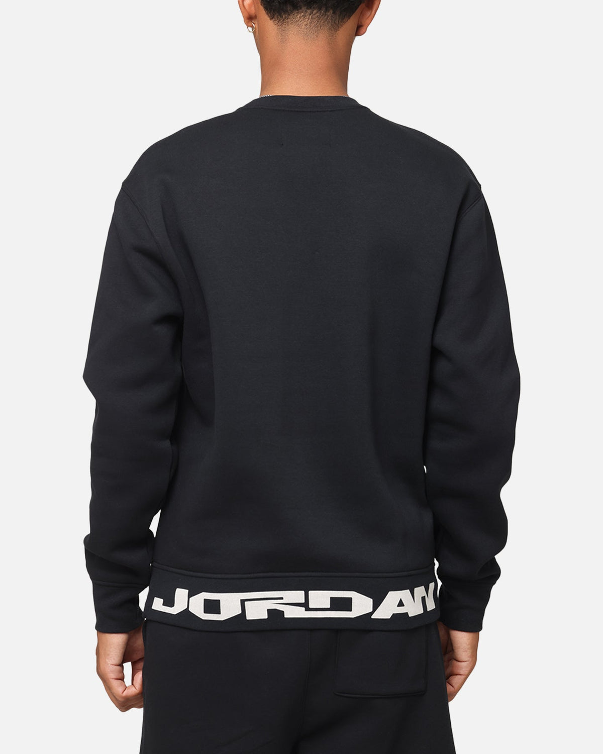 HOT Products Jordan Jumpman MVP Graphic Fleece Crewneck Sweatshirt Black/Sail